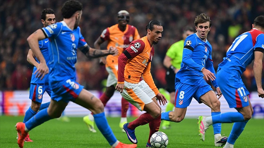 Galatasaray sahasında Atletico Madrid ile 1-1 berabere kaldı